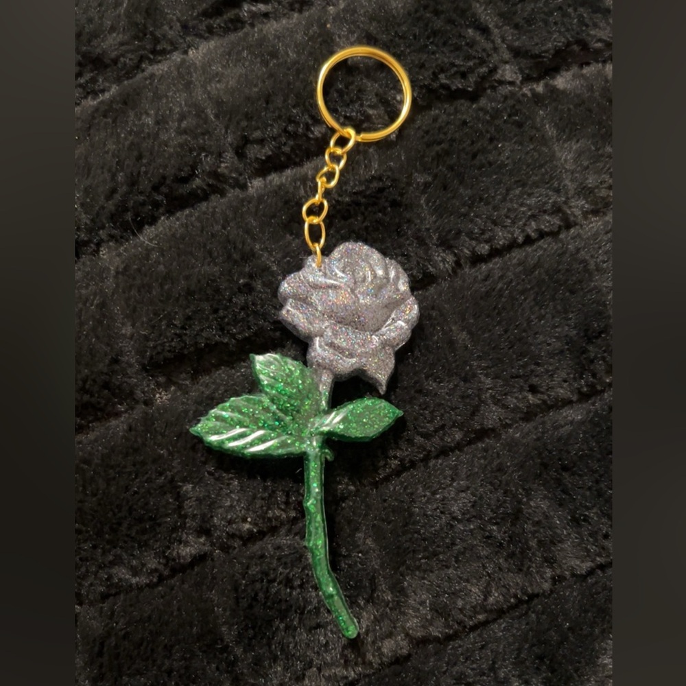 Rose keychain